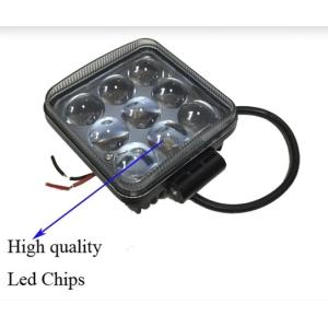 Multi Color 27W 4D LED Vehicle Work Light With 4D Reflector IP 67 Waterproof