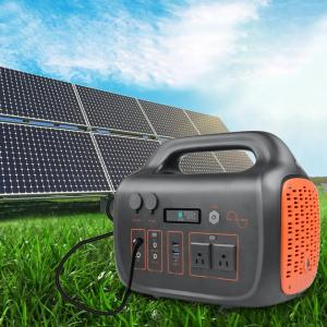 FCC ROHS Portable Electric Power Station , 1500W Solar Generator Kit DC To AC