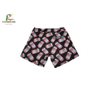 Funny Custom Printed Boys Board Shorts 4 Way Stretch High Performance