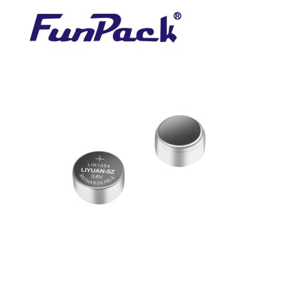 PVC Material Rechargeable Button Battery 3.6V 45mAh For Headphones