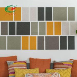 Practical Harmless Acoustic Wall Tiles , Stable Decorative Soundproof Wall