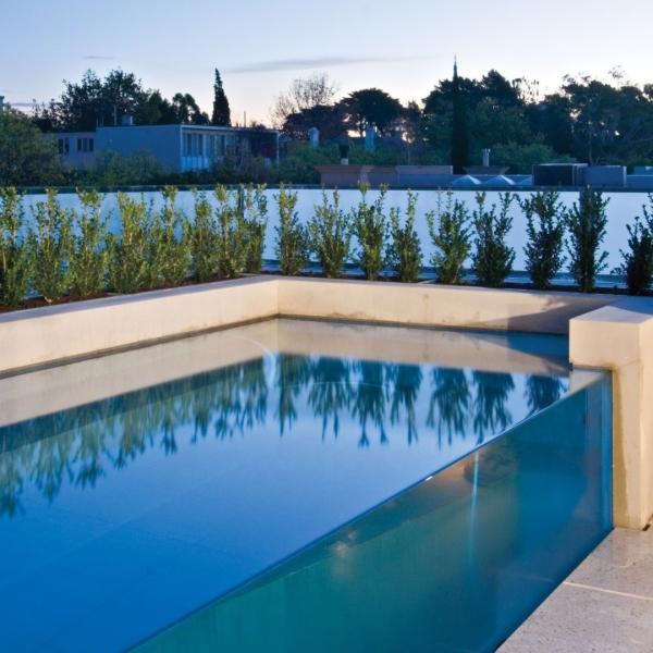 Hotel Custom Acrylic Glass Panel Fiberglass Swimming Pool with 100% Virgin PMMA Aupool