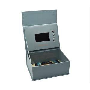 custom design print LCD video presentation box,LCD video display box video