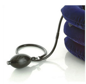 Free Inflatable Neck Support Brace Flannel Cloth Material Safe And Effective