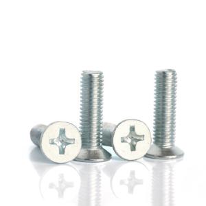 Countersunk Flat Head Screw With Zinc Plating For Easy And Convenient Applicatio