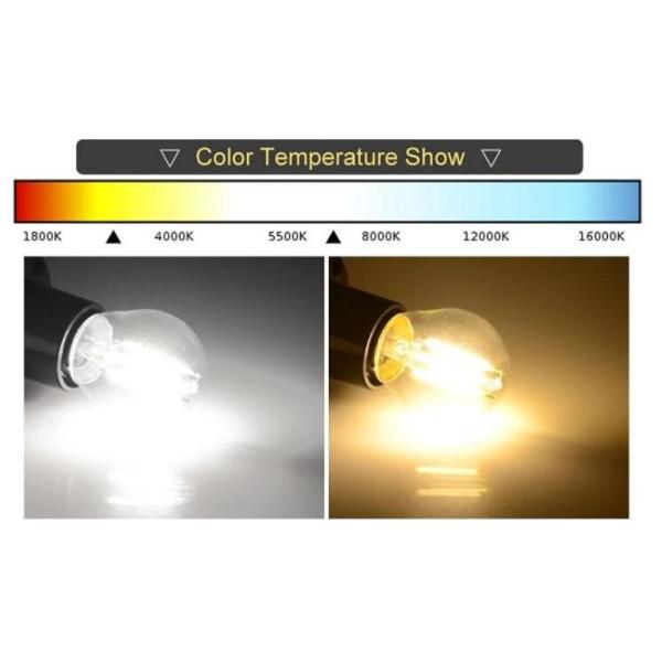 Warm White Led Filament Bulb 2700k 600lm 60mm For Residential Interior Lighting