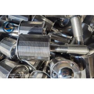 SS316L OD 70mm Wedge Wire Screen Nozzles For Resin Filter