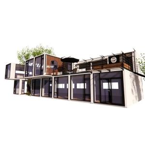 Cheap Container Mobile House School Cafeteria Flat Packaging with Customized Color and Design for sale