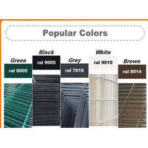 Double Horizontal Wire Welded Arched Mesh Fence, Hot Dipped Galvanized and