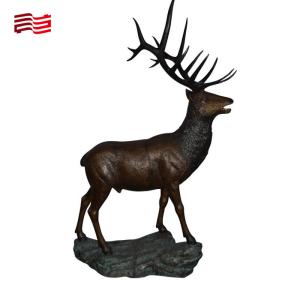Cheap Custom Print Method Life-Size Bronze Animal Sculpture for Customized Requirements for sale