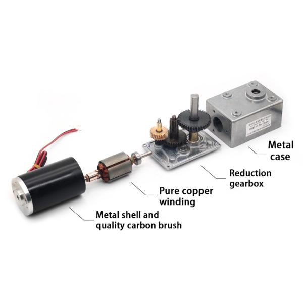 24v High Torque Dc Worm Gear Motor A5882-45 Worm Gear Motor Self-Lock High Torque Mini Dc Worm Gear Motor