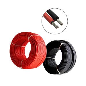 Dc System Pv Solar Cable 4mm 6mm Twin Core Low Voltage