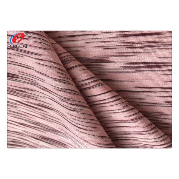 Weft 92 Polyester 8 Spandex Fabric Single Jersey For Sport Garment