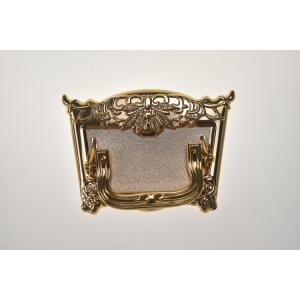 Rose Luxury Plastic Coffin Handles Modle 9902 With Gold Plating Back Panel