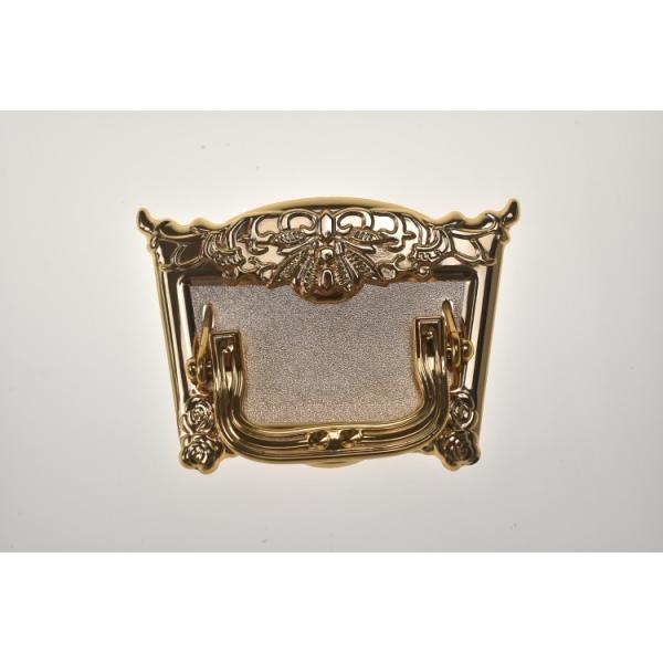 Quality Luxury Design Plastic Coffin Handles Gold Plating OEM / ODM Acceptable wholesale