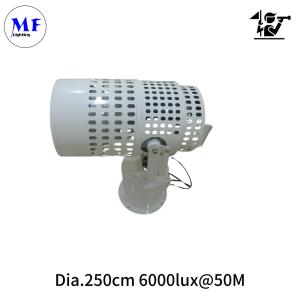 350° 400W LED Search And Rescue Light ≥3000m Distance For Expedition And Oil