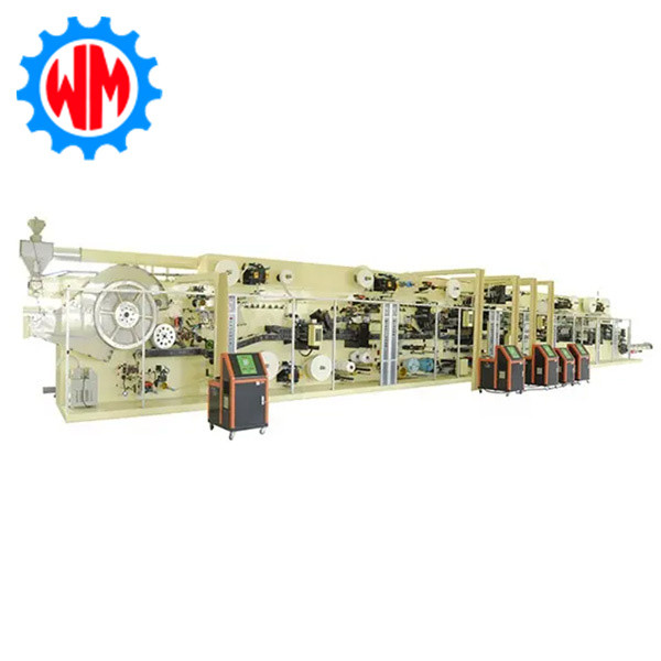Intelligent High Speed Big Ring Waist Diaper Production Machine Professional