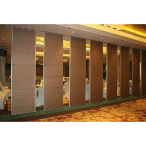 Folding Acoustic Partition Wall Commercial / Soundproof Mobile Partition Walls Malaysia