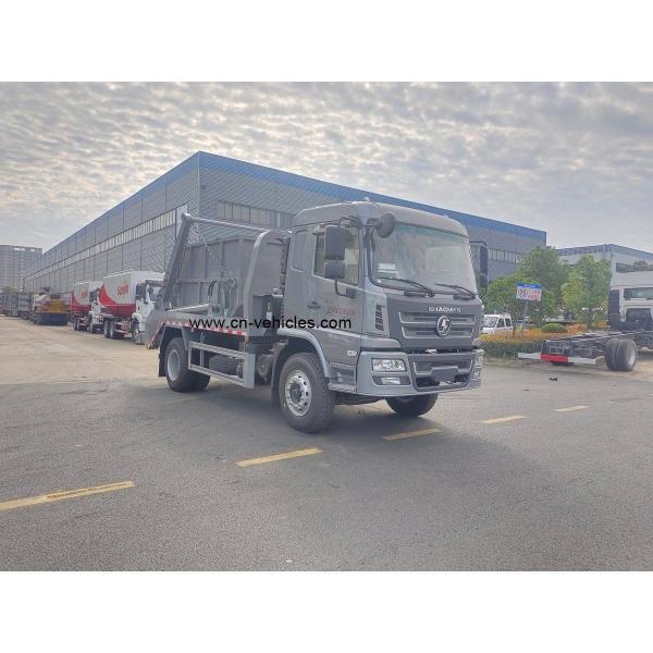 Quality Shacman Skip Loader Garbage Truck 6 Wheelers 10m3 Swing Arm Garbage Truck wholesale