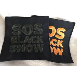 3D Raised Logo Woven Custom Embroidered Patches Sew On Cloth Badges