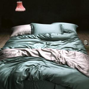 China Home Bedding Set Oeko-tex Certified Lenzing Tencel Duvet Cover and Soft Silk Bedsheet on sale