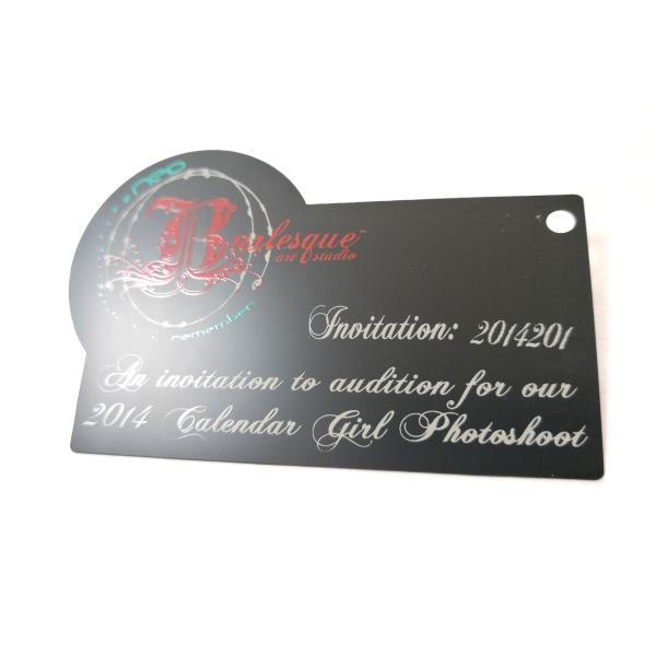 Durable Metal Label Plates , Stainless Steel Bag Or Clothing Name Plate Brand Tag