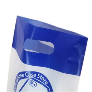 Customized Color Small Plastic Handle Shopping Bag For Strong Poly Plastic