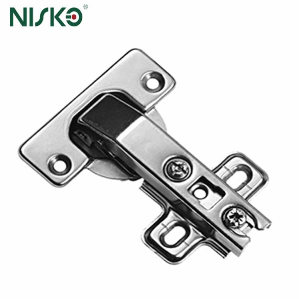 90 Degrees Soft Closing Hinge 3D Adjustable Clip-On Cabinet Door Hinge for