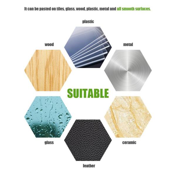 Wall Mount Dispenser Plastic Hanging Toilet Tissue Roll Holder Self Adhesive