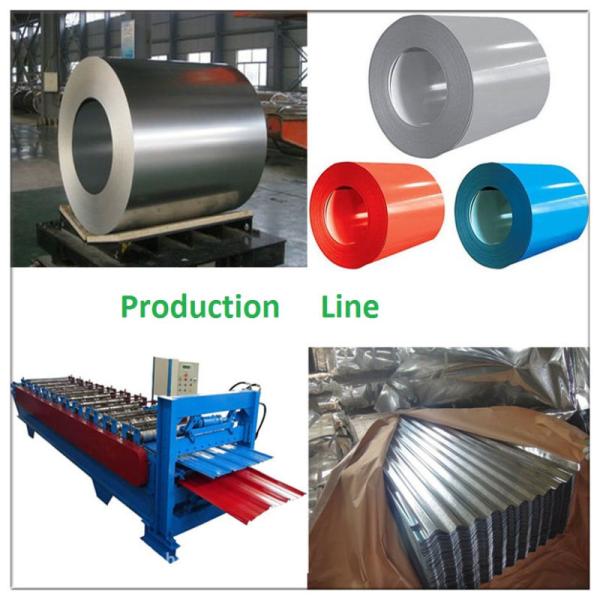 Industrial Galvanized Corrugated Roofing Sheets Weather Proof Long Life Span