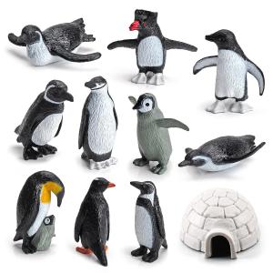 China Cartoon Penguin Model Animal Figures Set For Imaginative Play And Skill Development on sale
