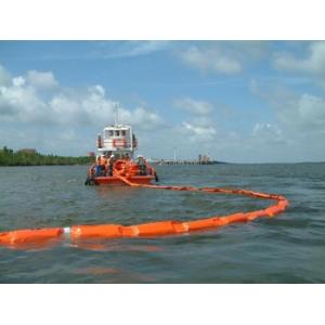 450mm Height PVC Floating Containment Boom For Marine Port Harbor Flood Control
