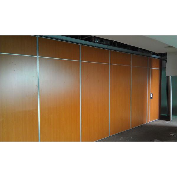 Quality Wooden Folding Panel Partitions / Temporary Room Dividers 17 Meter Height wholesale