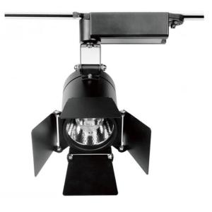 6063 Aluminum Housing COB Spotlight Track Lighting Kits Adjustable 3 Circuits