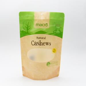 Zip-Lock Stand Up Pouches For Dry Food Packaging With Clear Windows And Food