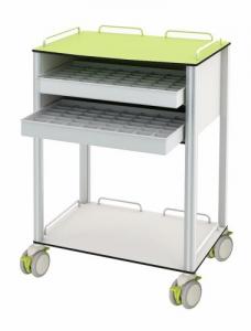 Cheap ISO9001 890mm HPL Medication Hospital Medicine Trolley Medical Trolley Cart for sale