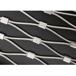 Stainless Steel 304 Balustrade Cable Mesh Easily Assembled Anti Corrosive