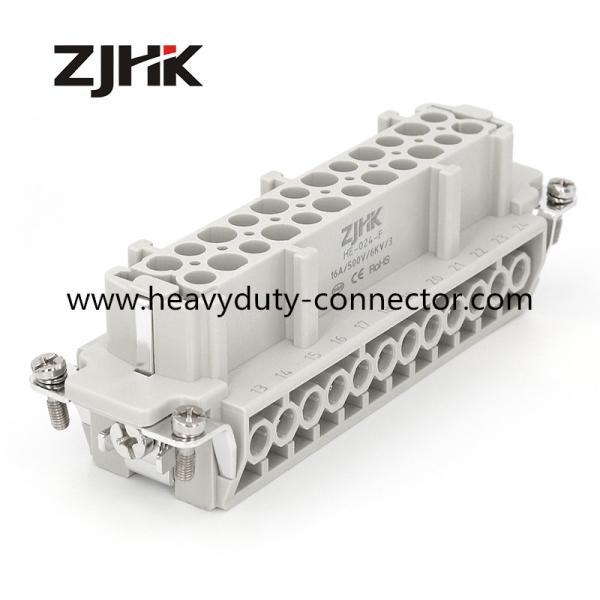 Quality 24 Pin Heavy Duty Multi Pin Connectors Female Insert Hot Runner Connector wholesale
