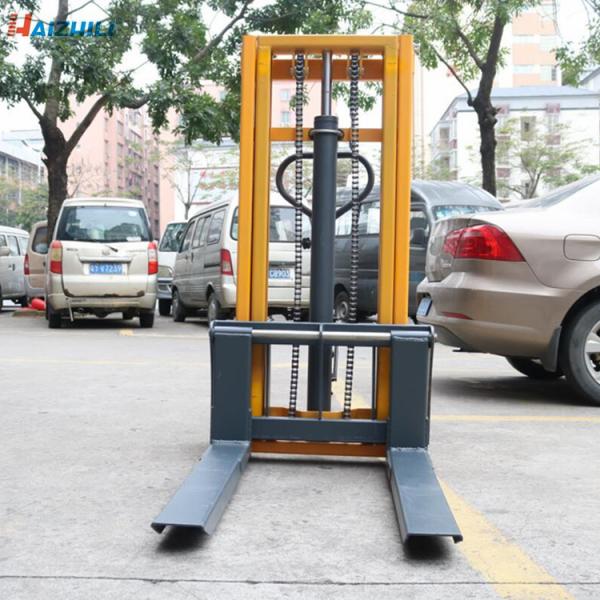 Quality Double Mast Manual Forklift Stacker 1000kg 2500mm 33 Mm / Time Lifting Speed wholesale