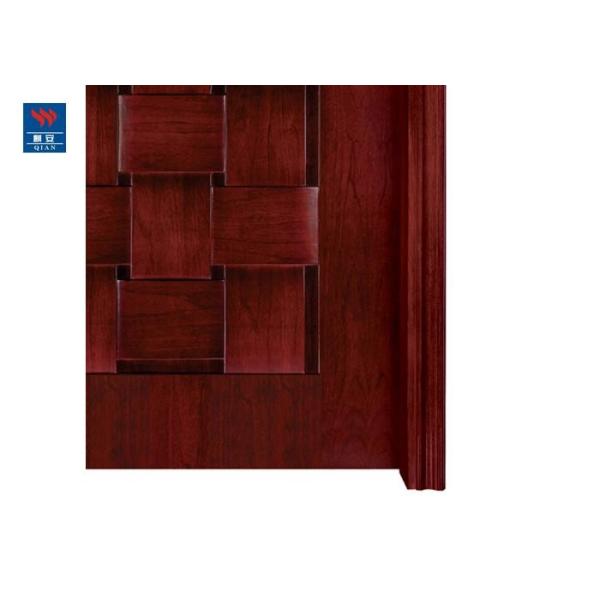 Modern Design Wooden Doors WHI UL Certification Fire Rated Wood Door With Modelling