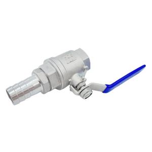 Outlet Stainless Steel 2PC Ball Valve Model NO. Q11F-16/64P with Pagoda Pipe End