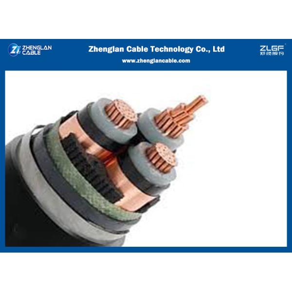 3 Core Medium Voltage Power Cables Copper Wire CU/XLPE/STA/PVC Electrical Cable Armored