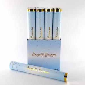 China Wholseal New Arrival Biodegradable Shiny paper confetti cannon for Christmas decoration on sale