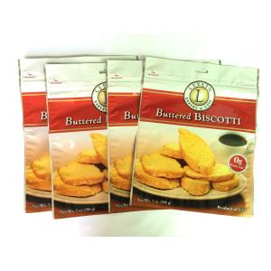 China Zipper Seal Stand Up Aluminium Foil Bag Casual Snack Plastic Food Packaging on sale