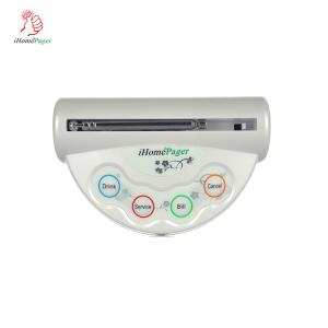 C200 Nice customized language logo wireless call button with menu folder