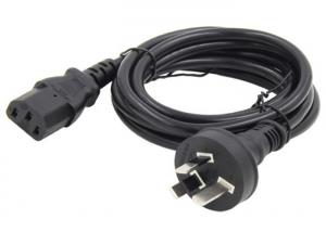 China Australia Power Cord / AC DC Power Cable Copper Lead Material PVC Outer Jacket on sale