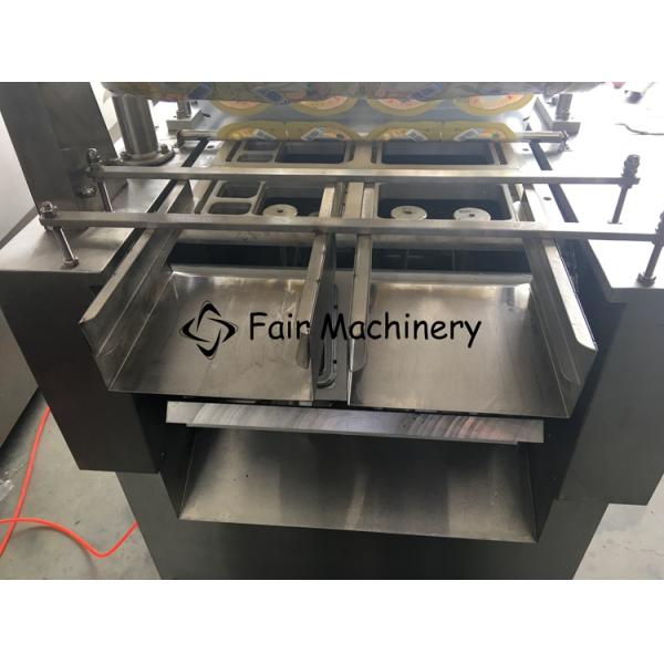 1800BPH Food Box Sealing Machine , VAC60 PLC Vacuum Nitrogen Sealer Machines