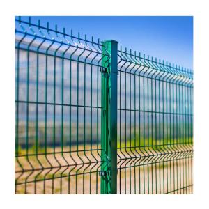 Cheap 3mm Wire Diameter PVC Coated Garden Fence Panel 3D Design for Affordable Yard Security for sale