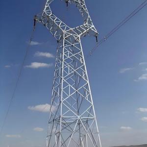 Cheap 33KV To 110KV Power Transmission Tower Angle Iron Tower 30-180 km/h Wind Speed for sale