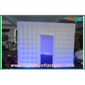 Inflatable Party Tent 210D Oxford Cloth Inflatable Photo Booth Square With Led